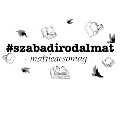 #szabadirodalmat matrica csomag